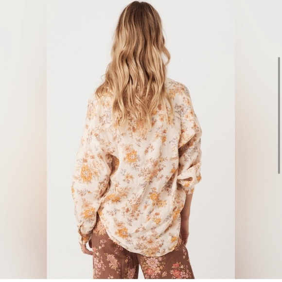 Spell Meadowland Linen Blouse New with Tags! - Picture 4 of 12